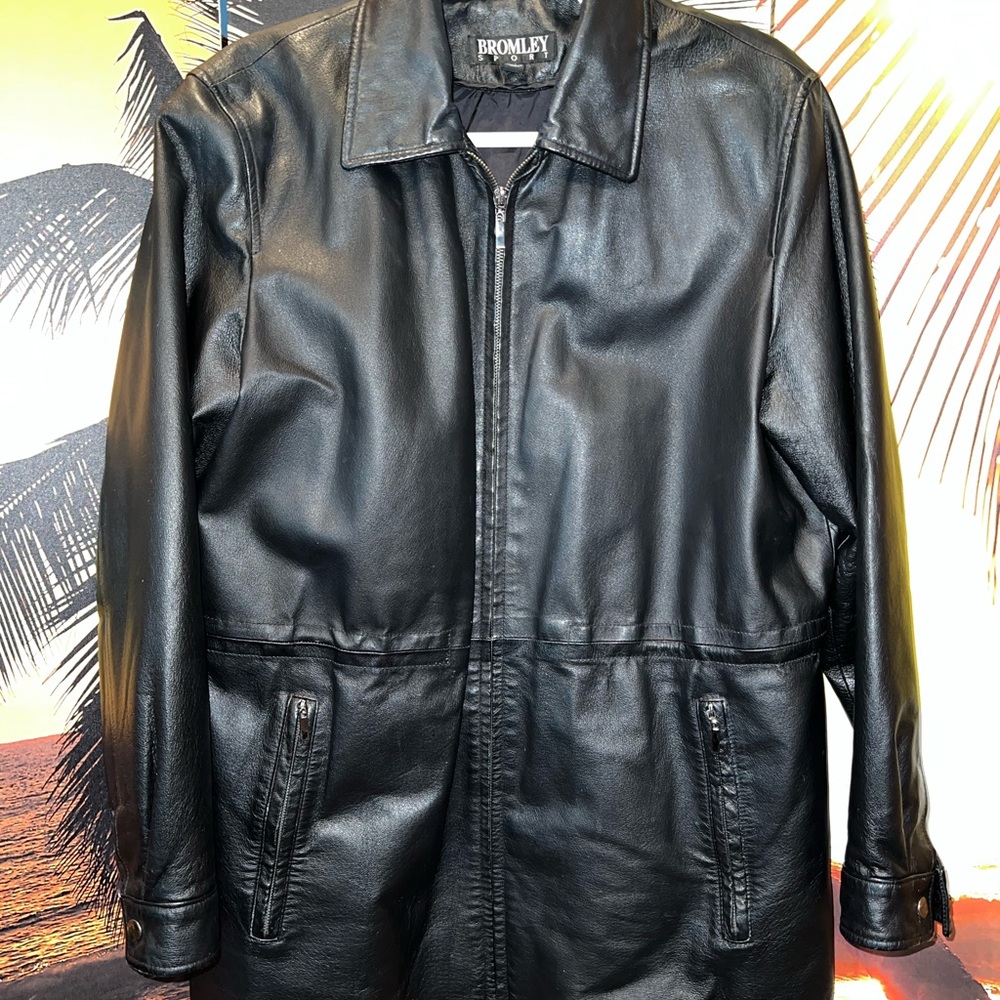 Bromley Sport Leather Coat Gem